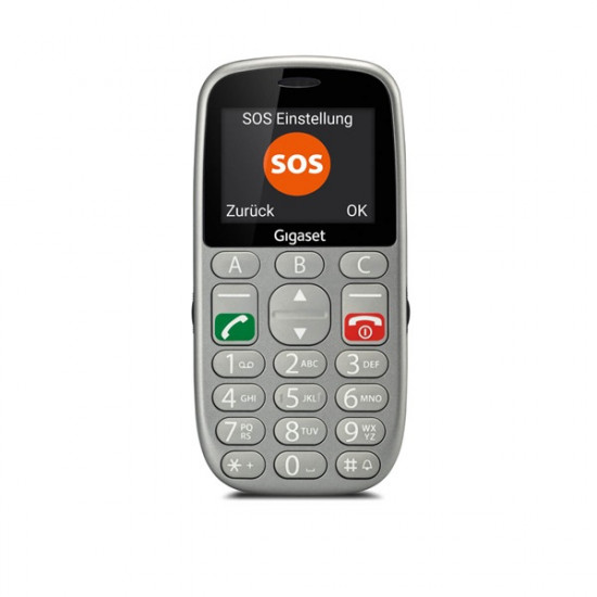 Gigaset GL390 2,2 Dual SIM ezüst mobiltelefon