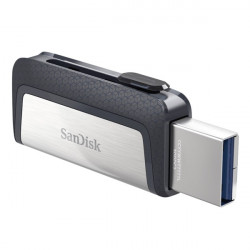 SANDISK Pendrive 139778, DUAL DRIVE, TYPE-C, USB 3.1, 256GB, 150 MB/S