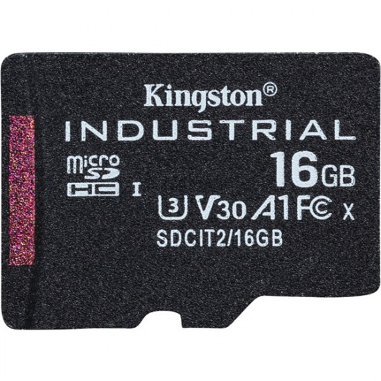 Kingston 16GB SD micro Industrial (SDHC Class 10 A1) (SDCIT2/16GBSP) memória kártya