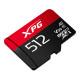 ADATA XPG 512GB SD micro XPG (SDXC Class 10 UHS-I) (AUSDX512GUI3XPGA2-R) gamer memória kártya