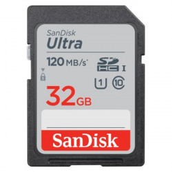 SANDISK Memóriakártya 186496, SDHC ULTRA KÁRTYA 32GB, 120MB/s, CL10, UHS-I