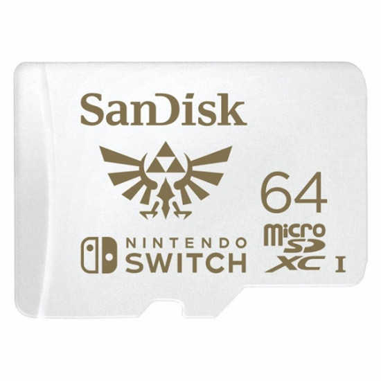 Sandisk 64GB SD micro (SDXC Class 10 UHS-I U3) Nintendo Switch memória kártya