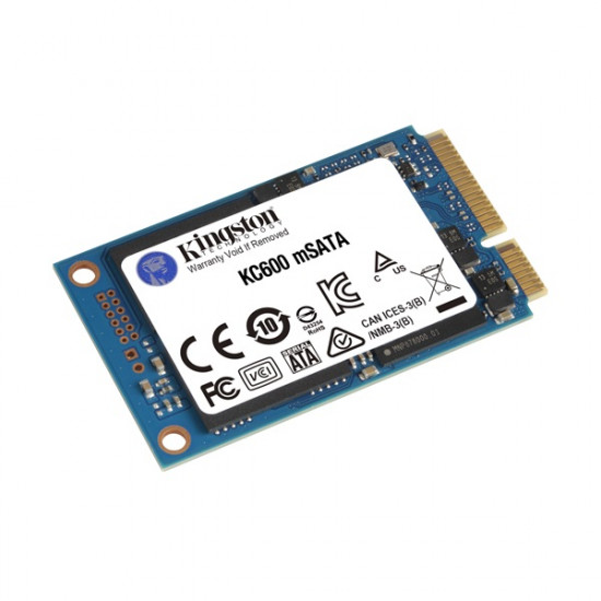 Kingston KC600 256GB mSATA SSD meghajtó (SKC600MS/256G)