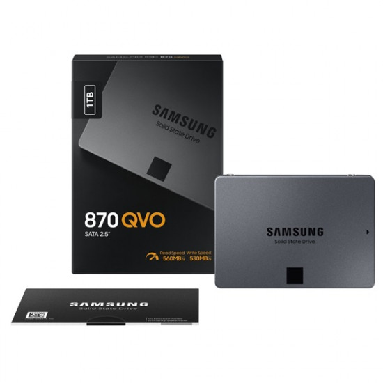 Samsung 870 QVO 1TB SSD meghajtó (MZ-77Q1T0BW)