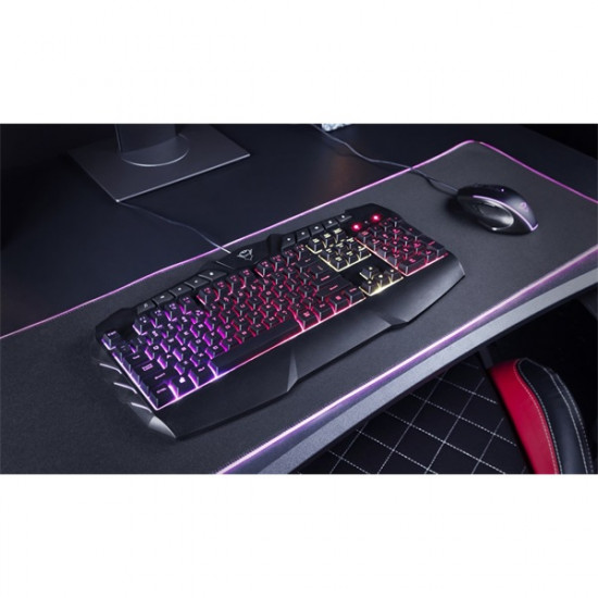 Trust GXT 881 Odyss félmechanikus RGB HU gamer billentyűzet Trust GXT 881 Odyss félmechanikus RGB HU gamer billentyűzet