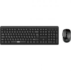 IRIS vezeték nélküli billentyűzet + egér - Fekete (C-25)