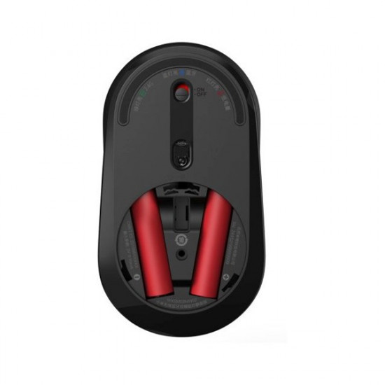 Xiaomi Mi Dual Mode (2.4GHz és Bluetooth) vezeték nélküli egér Silent Edition fekete (HLK4041GL)