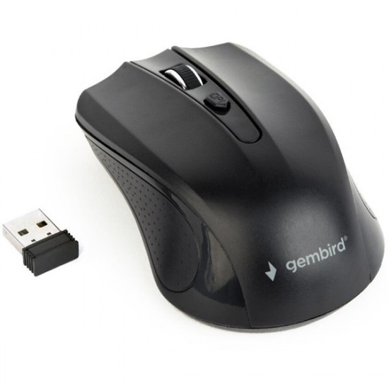 Gembird MUSW-4B-04 vezeték nélküli optikai egér fekete (MUSW-4B-04) Gembird MUSW-4B-04 vezeték nélküli optikai egér fekete (MUSW-4B-04)