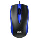IRIS USB Vezetékes egér - Fekete-Kék (E-16) IRIS USB Vezetékes egér - Fekete-Kék (E-16)