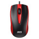 IRIS USB Vezetékes egér - Fekete-Piros (E-17) IRIS USB Vezetékes egér - Fekete-Piros (E-17)