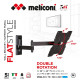 Meliconi FlatStyle EDR200 26-40'' VESA 200x200 dupla karos dönthető, forgatható fali konzol (580461)