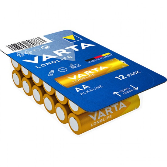 VARTA LONGLIFE AA LR06 ceruzaelem 12db (4106301112) VARTA LONGLIFE AA LR06 ceruzaelem 12db (4106301112)