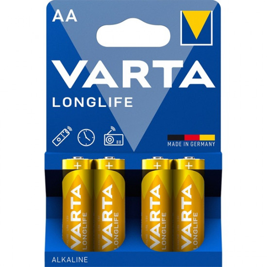 Varta Longlife alkáli elem AA/LR6 1.5 V 4db (4106101414)
