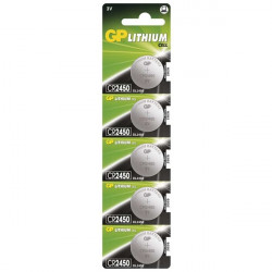 GP CR2450 Lithium gombelem 5db (B1585)