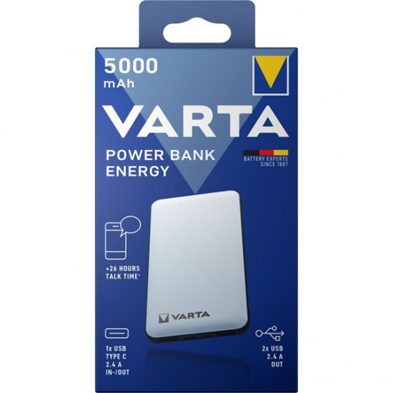 Varta 57975101111 5000mAh Portable Power Bank Varta 57975101111 5000mAh Portable Power Bank