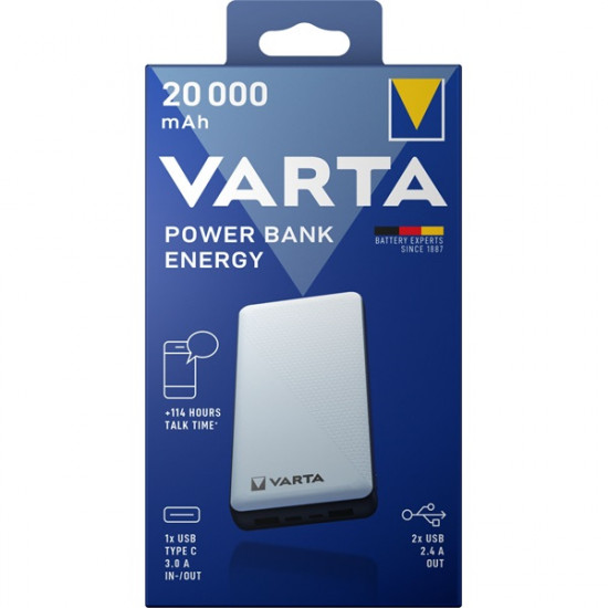 Varta 57978101111 20000mAh Portable Power Bank