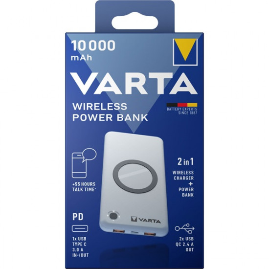 Varta Wireless 10000mAh Power bank (57913101111)