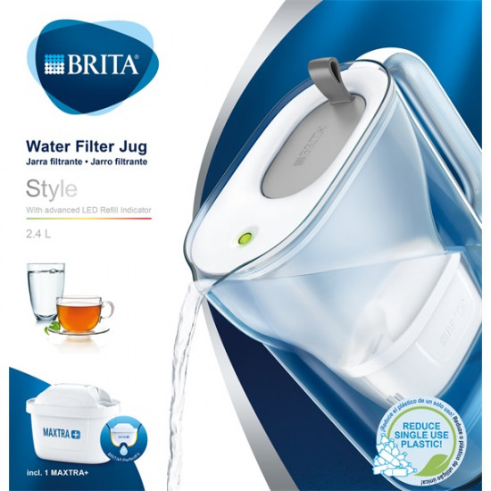 Brita Sytle BRH1039278 vízszűrő kancsó szett világosszürke