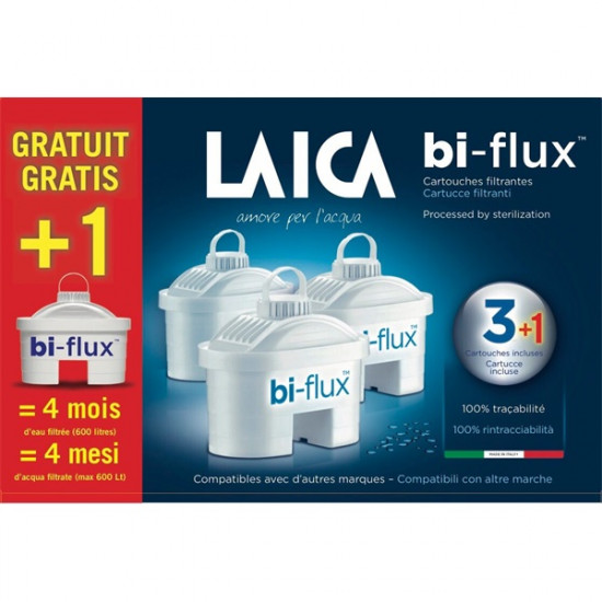Laica Bi-Flux univerzális vízszűrőbetét 3+1 db (F4S)