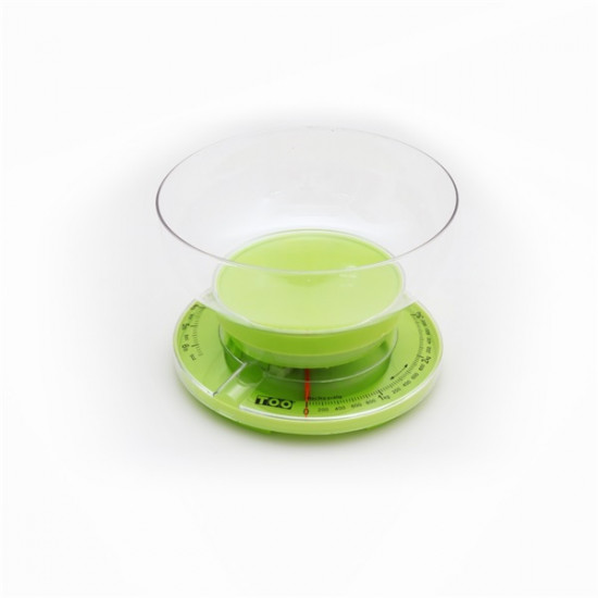 TOO tálas konyhai mérleg - zöld (KBSC-100-Y)