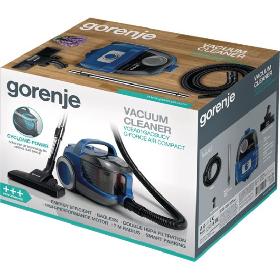 Gorenje VCEA01GACBUCY ciklonos porzsák nélküli porszívó Gorenje VCEA01GACBUCY ciklonos porzsák nélküli porszívó