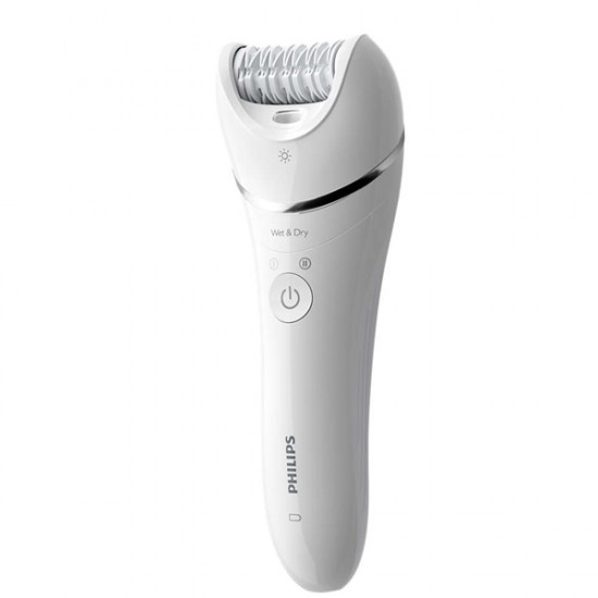 Philips Series 8000 Satinelle Advanced száraz-nedves fehér epilátor (BRE710/00)