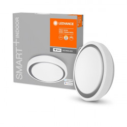 Ledvance Smart+ WiFi  menny. okos lámpa Ceiling Moon, ezüst gyűrűvel, áll. színhőm. 380mm okos, intelligens lámpatest Ledvance Smart+ WiFi  menny. okos lámpa Ceiling Moon, ezüst gyűrűvel, áll. színhőm. 380mm okos, intelligens lámpatest