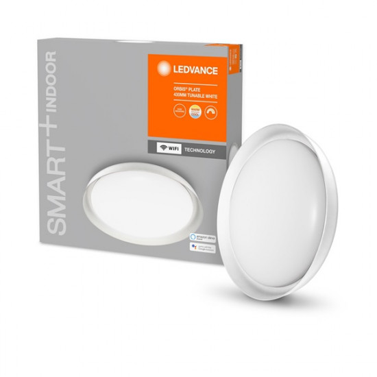 Ledvance Smart+ WiFi  menny. okos lámpa Ceiling Plate, áll. színhőm. 430mm okos,  vezérelhető intelligens lámpatest