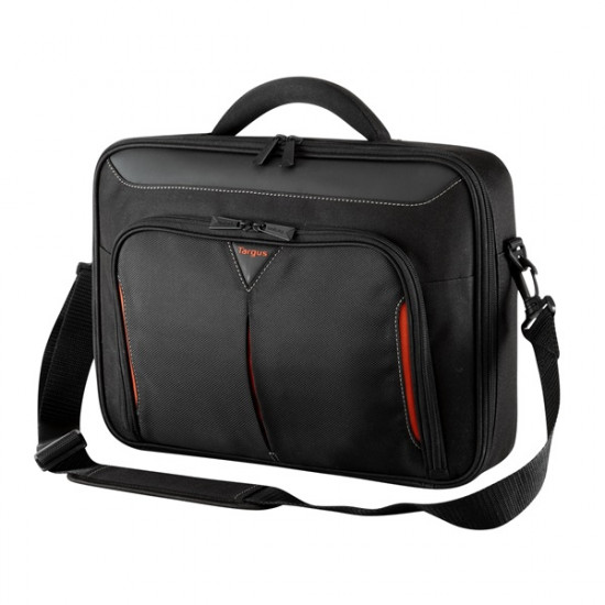 Targus Notebook táska Classic+ Clamshell 17-18'' fekete/piros (CN418EU) Targus Notebook táska Classic+ Clamshell 17-18'' fekete/piros (CN418EU)