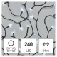 Emos 24m/240LED/kül-beltéri/időzítős/hideg fehér karácsonyi LED fényfüzér (D4AC05)