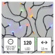 Emos 12m/120LED/kül-beltéri/időzítős/többszínű karácsonyi LED fényfüzér (D4AM03)