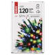 Emos 12m/120LED/kül-beltéri/időzítős/többszínű karácsonyi LED fényfüzér (D4AM03)