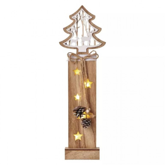 Emos beltéri/meleg fehér/időzítős fa karácsonyi LED dekoráció (DCTW03)