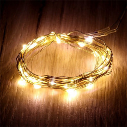 IRIS Fix fényű 3m/meleg fehér/30db LED-es fénydekoráció  (190-20)