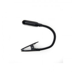 Kikkerland csiptetős újratölthető fekete LED-es olvasólámpa (BL13-BK-EU)