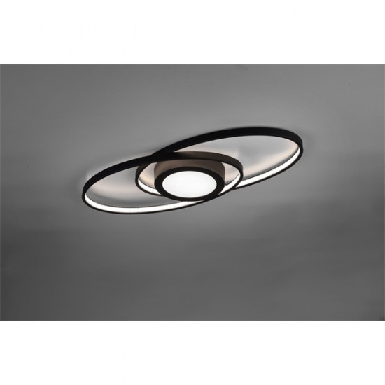 TRIO Galaxy antracit szürke fényerőszabályzós LED mennyezeti lámpa (R62991142) TRIO Galaxy antracit szürke fényerőszabályzós LED mennyezeti lámpa (R62991142)