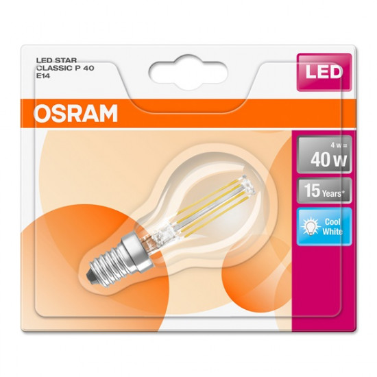 OSRAM LED STAR 4,5W, E14, LED fényforrás (4058075435209)