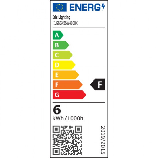 Iris Lighting Global Bulb E27 G45 6W/4000K/540lm LED fényforrás (ILGBG456W4000K)