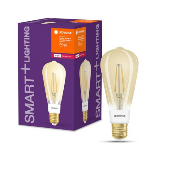 Ledvance Smart+ 6W 2400K E27, dimmelhető Edison alakú filament LED fényforrás (4058075528192)