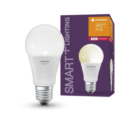 Ledvance Smart+ 8,5W, E27, állítható színhőmérsékletű, dimmelhető körte alakú LED fényforrás (4058075208377)