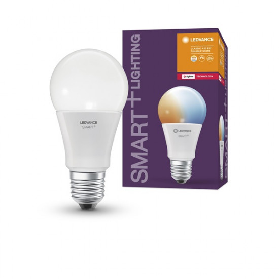 Ledvance Smart+ 8,5W, 2700K, E27, dimmelhető körte alakú fényforrás (4058075208384)