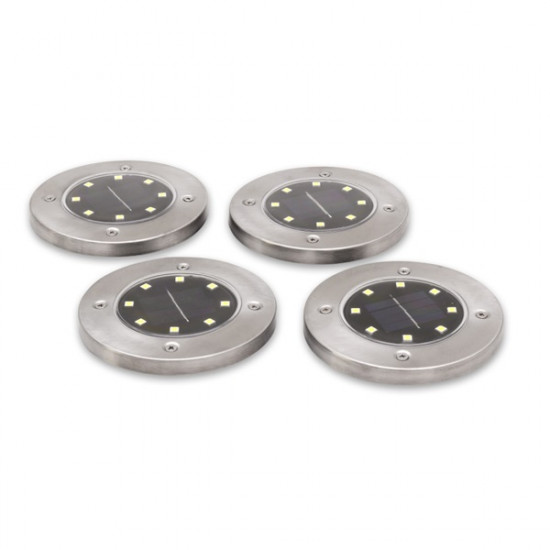 TOO napelemes LED dekorációs fény 4db/cs (GD-SL004SS-8LED)