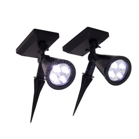 TOO napelemes LED lámpa 4db (GS-SL003B-4LED)