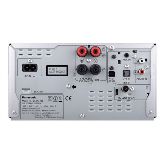 Panasonic Hi-Res Audio mikro hifi - ezüst (SC-PMX90EG-S)