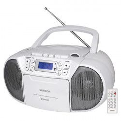 Sencor SPT 3907 W  kazettás fehér CD-s rádió (35050783)