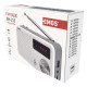 EMOS E0086 EM-213 USB rádió szürke-fehér