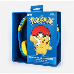 OTL PK0759 Junior Pikachu kék-sárga fejhalgató (OTL PK0759)