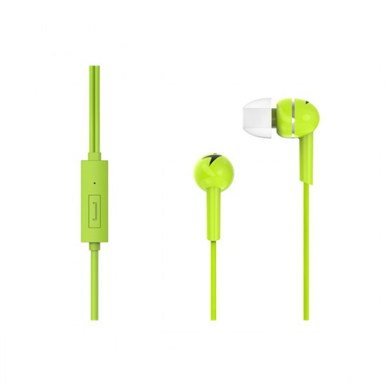 Genius HS-M300 mikrofonos fülhallgató zöld (31710006404)