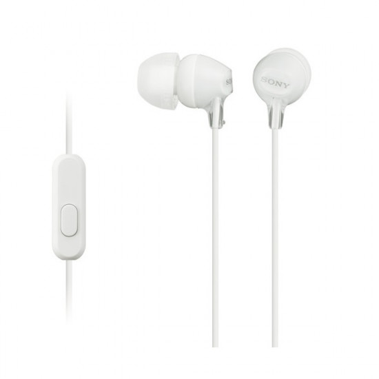 Sony MDREX15APW.CE7 fehér mikrofonos fülhallgató