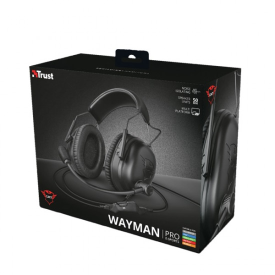 Trust GXT 444 Wayman Pro gamer fejhallgató headset